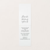 Gold Funkelnd Glitzer Party Hashtag Sign Card (Innenseite Aufgefaltet)