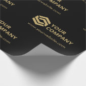 Gold für das Logo für Werbeaktionen Geschenkpapier (Ecke)