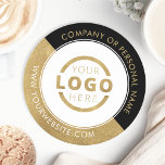 Gold für das Logo für Werbeaktionen Runder Pappuntersetzer<br><div class="desc">Erstellen Sie Ihren eigenen personalisierten Untersetzer mit Ihrem Firmenlogo oder einem eigenen individuellen Image. Kundenspezifische Untersetzer mit Ihrem Firmenlogo eignen sich hervorragend für geschäftliche Dinner-Events oder Veranstaltungen, bei denen Untersetzer mit Markenzeichen optimal sind. Wenn Sie ein Restaurant, einen Bar, einen Catering oder ein anderes Gastronomiegeschäft haben, ist dies besonders ein...</div>