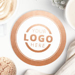 Gold für das Logo für Werbeaktionen Runder Pappuntersetzer<br><div class="desc">Erstellen Sie Ihren eigenen personalisierten Untersetzer mit Ihrem Firmenlogo oder einem eigenen individuellen Image. Kundenspezifische Untersetzer mit Ihrem Firmenlogo eignen sich hervorragend für geschäftliche Dinner-Events oder Veranstaltungen, bei denen Untersetzer mit Markenzeichen optimal sind. Wenn Sie ein Restaurant, einen Bar, einen Catering oder ein anderes Gastronomiegeschäft haben, ist dies besonders ein...</div>
