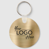 Gold für moderne Business-Logos Schlüsselanhänger (Vorderseite)