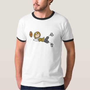 Gold Fußballspieler T-Shirts und Geschenke