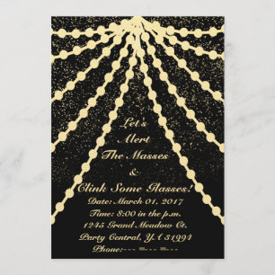 Gold Gala Einladung
