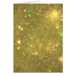 Gold Galactic Glitzer Print
