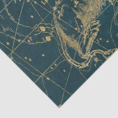 Gold Galaxy Star Map Series Design 10 Seidenpapier (Detail)