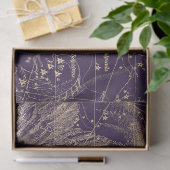 Gold Galaxy Star Map Series Design 3 Seidenpapier (Geschenk)