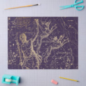 Gold Galaxy Star Map Series Design 5 Seidenpapier (Basteln)