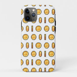 Gold Gaming-Coin 8-Bit-Pixel-Style-Muster Case-Mate iPhone Hülle