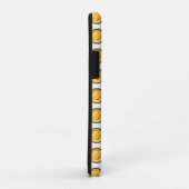 Gold Gaming Coin 8-Bit Pixel Style Muster Case-Mate iPhone Hülle (Hinten/Rechts)