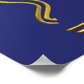 Gold Ganesha II Poster (Ecke)