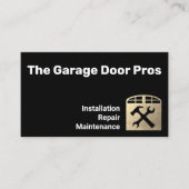 Gold Garage Door Installation and Repair Visitenkarte (Vorderseite)