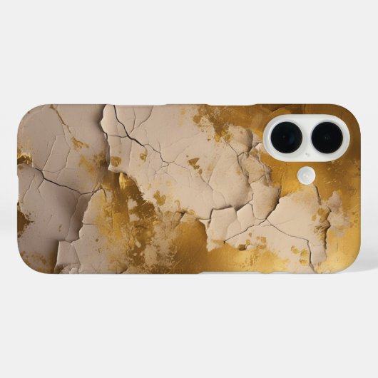 Gold gebrochen Case-Mate iPhone hülle (Rückseite (Horizontal))
