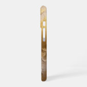 Gold gebrochen iPhone 16 hülle (Linke Seite)