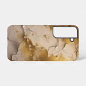 Gold gebrochen samsung galaxy hülle (Rückseite (Horizontal))