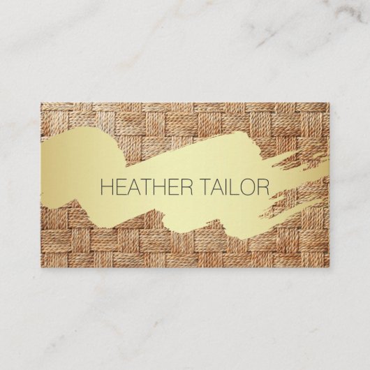 Gold gebürstet | Hintergründe für den Aktionskorb Visitenkarte (Vorderseite)