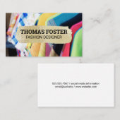 Gold gebürstet | Kleider Visitenkarte (Vorne/Hinten)