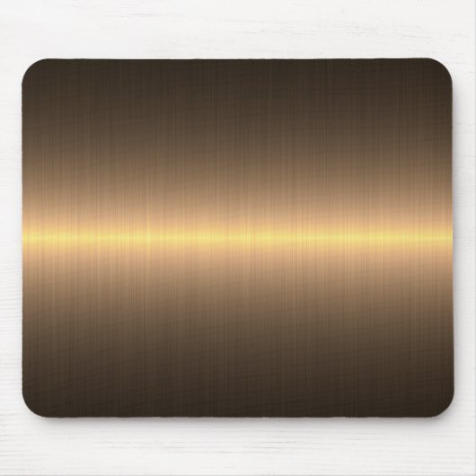 Gold gebürstetes Metall Mousepad (Vorne)