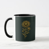Gold-Geburtsblumen-Personalisierte Tasse - Septemb (Links)