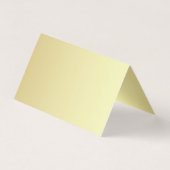 Gold gefaltete Visitenkarte Visitenkarten (Rückseite)