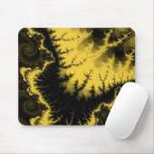 Gold gefiederter Stern-Mauspad Mousepad (Mit Mouse)