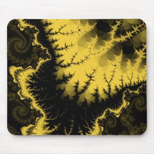 Gold gefiederter Stern-Mauspad Mousepad (Vorne)