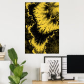 Gold gefiederter Sternposter Poster (Heimbüro)