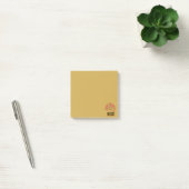 Gold gegossene Rosa Sakura Bonsai Blume Post-It Klebezettel (Büro)
