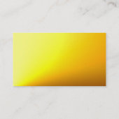 Gold-Gelbe schlichte Visitenkarte (Rückseite)