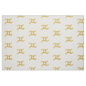 Gold Gemini Astrologie Stoff (Fat Quarter (45,7 x 55,9 cm))