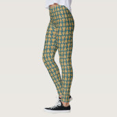 Gold Geo Schritt-| im Freien u. dunkles Leggings (Links)