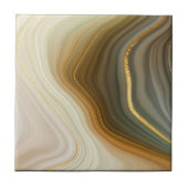 Gold Geode Style (Marmor) Keramik Fliese (Vorderseite)