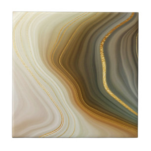 Gold Geode Style (Marmor) Keramik Fliese