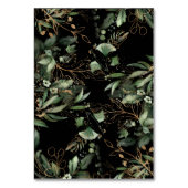 Gold Geometric Diamond Eucalyptus Premium Onyx Tischnummer (Rückseite)