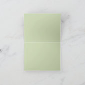 Gold Geometric Floral Brautparty Danke Karte (Innenseite)