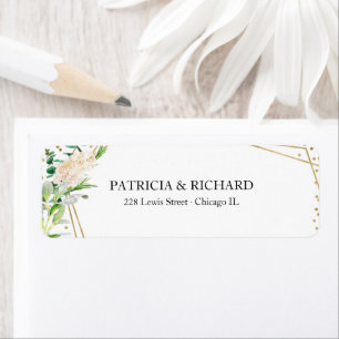 Gold Geometrisch Elegante Grünpflanzen