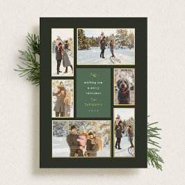 Gold Gerahmt 6 Foto Galerie Al Porto Folien Feiertagskarte