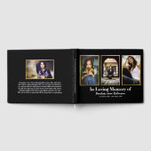 Gold Gerahmt Collage Foto in Love Memory Gästebuch (Voll)