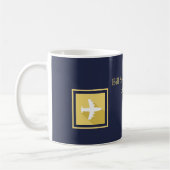 Gold Gerahmter Agent Kaffeetasse (Links)