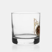 Gold Gerahmtes Foto 1. Vatertag Whiskyglas (Rechts)