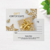 Gold Geschenk Weihnachten Ball Gold Snowflakes Ges (Schreibtisch)