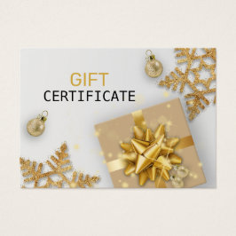 Gold Geschenk Weihnachten Ball Gold Snowflakes Ges
