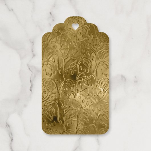 Gold Geschenkanhänger (Rückseite)