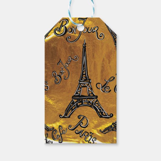 Gold Geschenkanhänger (Vorderseite)