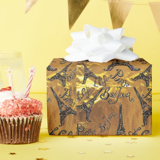 Gold Geschenkpapier (Geburtstagsparty)