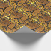 Gold Geschenkpapier (Ecke)