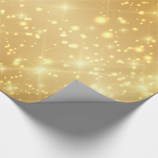 Gold Geschenkpapier (Ecke)