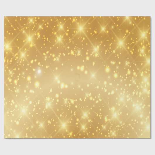 Gold Geschenkpapier (Flach)