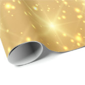 Gold Geschenkpapier (Rolleneckpunkt)