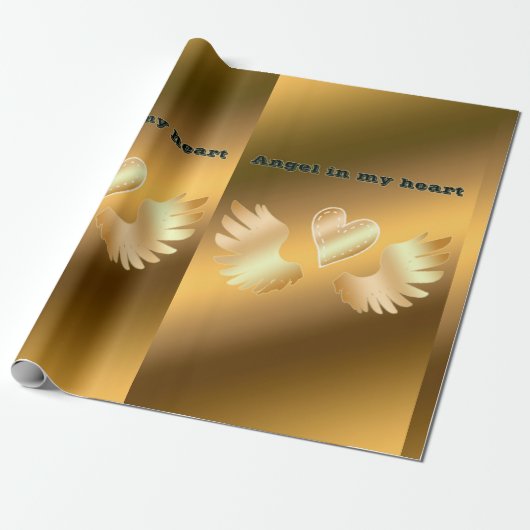 Gold Geschenkpapier (Ungerollt)