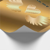 Gold Geschenkpapier (Ecke)